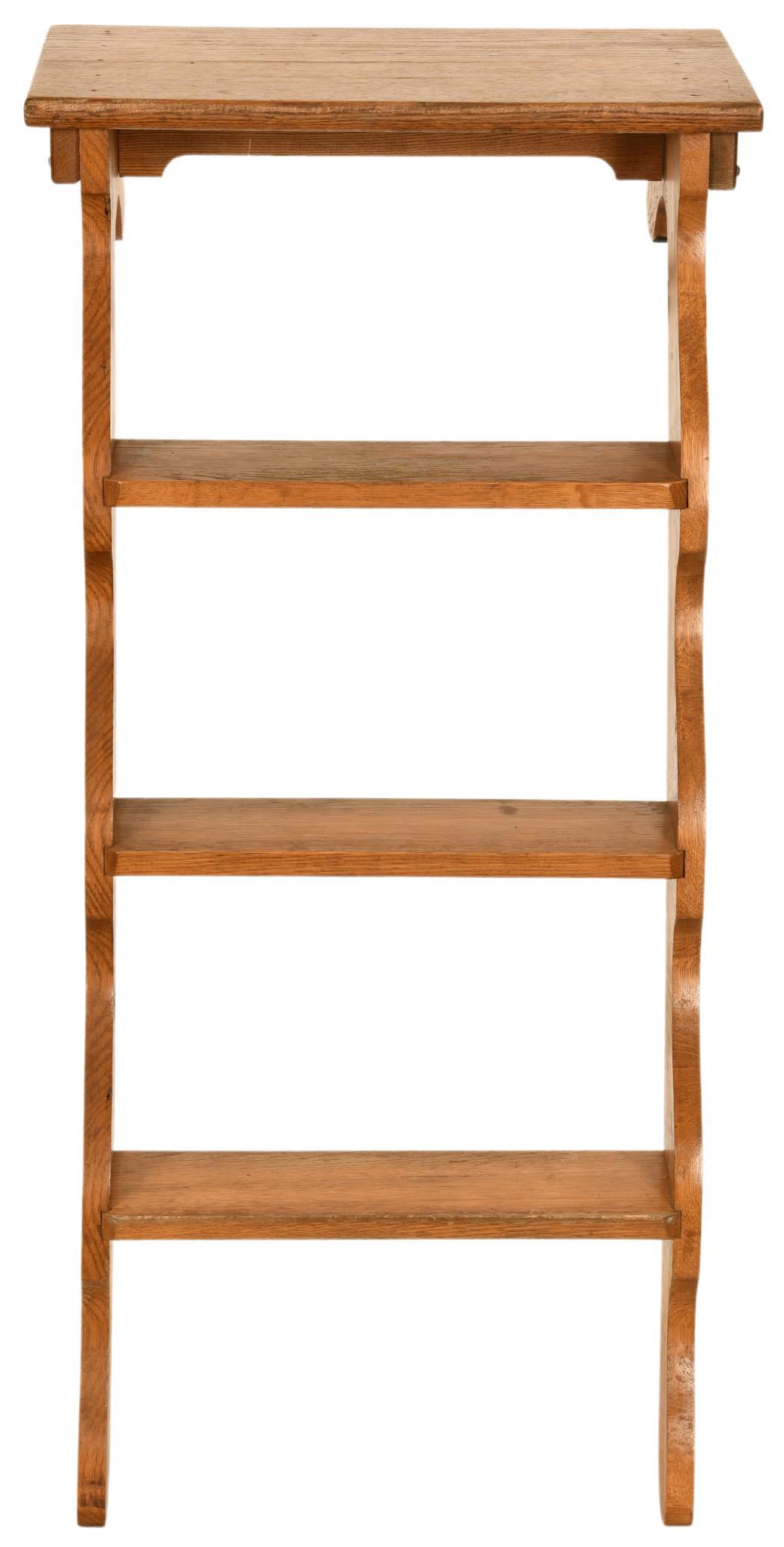 Country Store Cabinet Ladder (1 of 1)