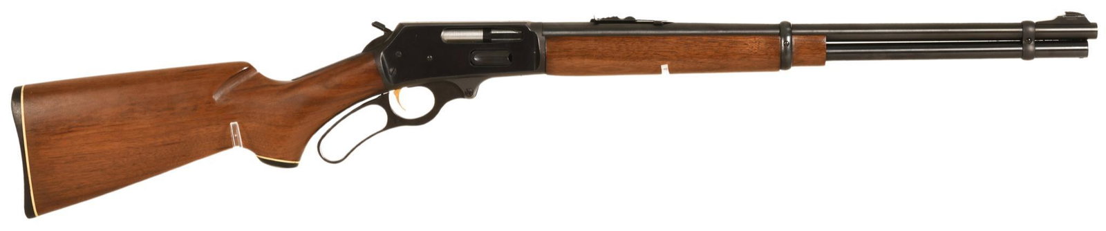 Marlin Model 336 30-30 Caliber Lever Action Rifle: Bore is bright and rifling is sharp, JM stamped barrel, lever action is smooth and strong, shows some signs of wear from handling and shooting, stock is in very good condition with a few nicks and scr