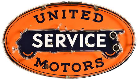 United Motors Service Neon Sign