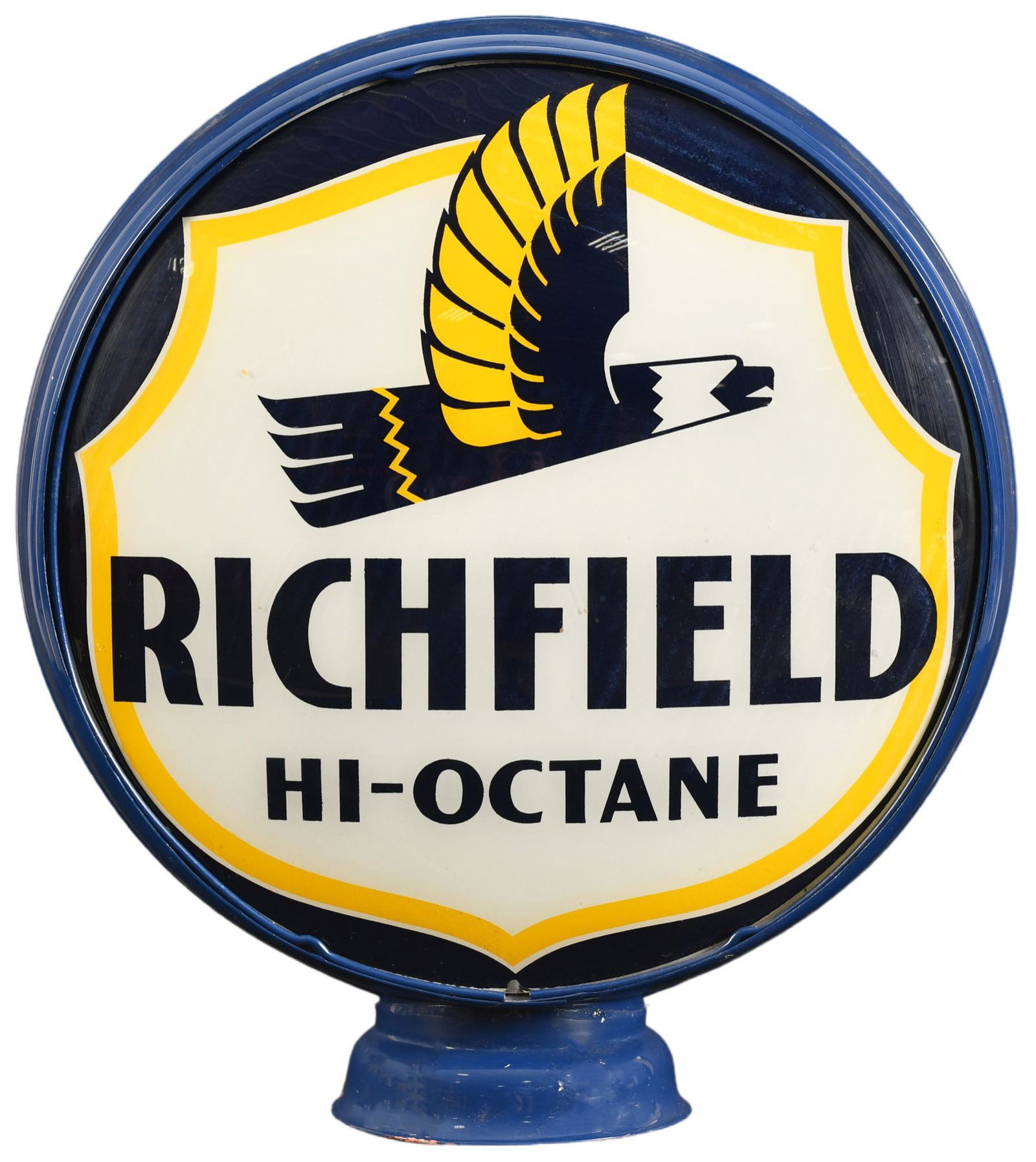 Richfield Hi-Octane Gas Pump Globe (1 of 2)