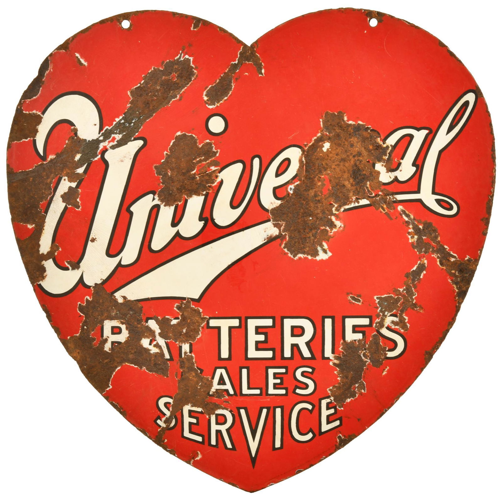 Universal Batteries Sales and Service Sign (1 of 2)