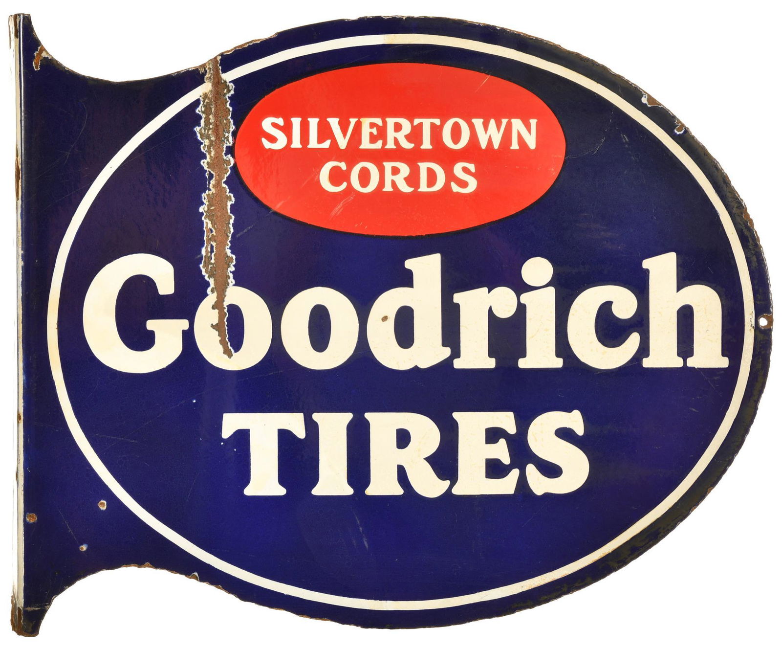 Goodrich Silvertown Cords Tires Flange Sign (1 of 2)