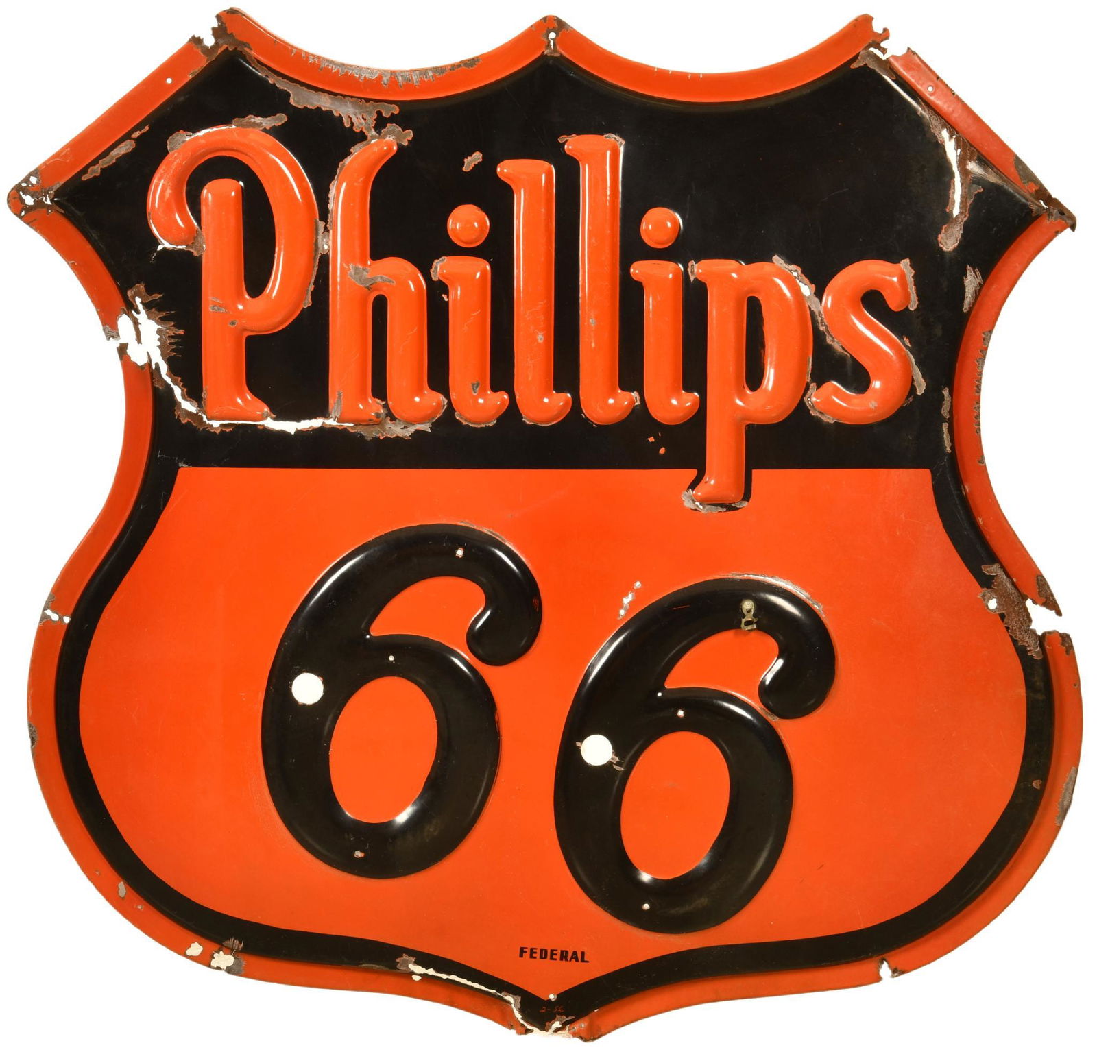 Phillips 66 Die Cut Neon Sign (1 of 2)