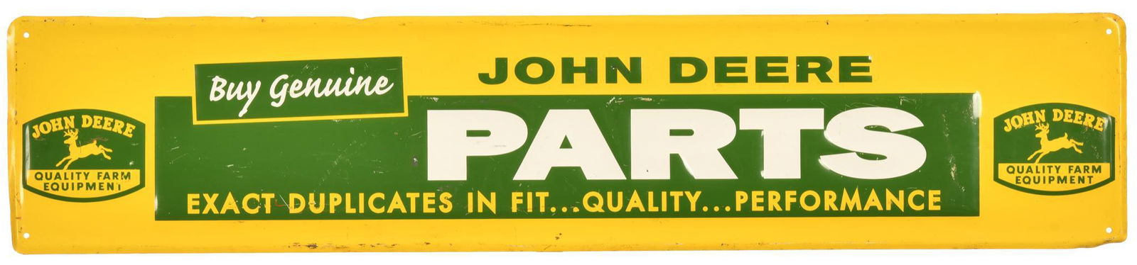 John Deere Genuine Parts Sign (1 of 2)