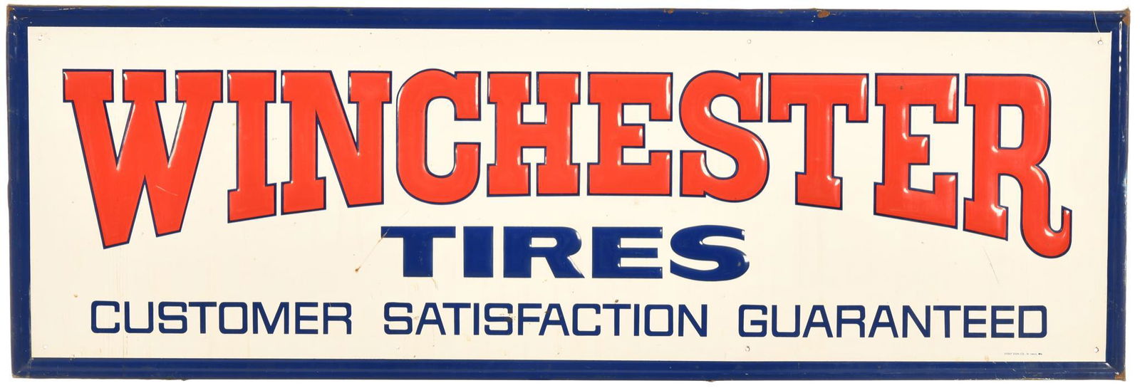 Winchester Tires Horizontal Sign (1 of 2)