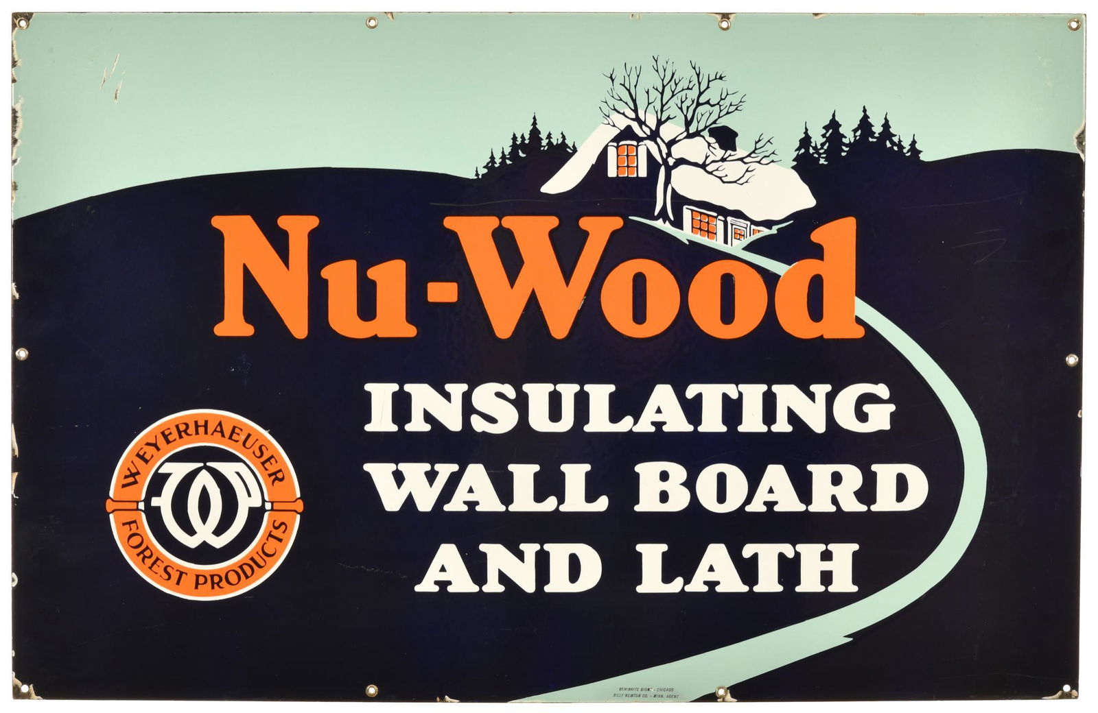 Nu-Wood Insulating Wall Board and Lath Sign (1 of 2)