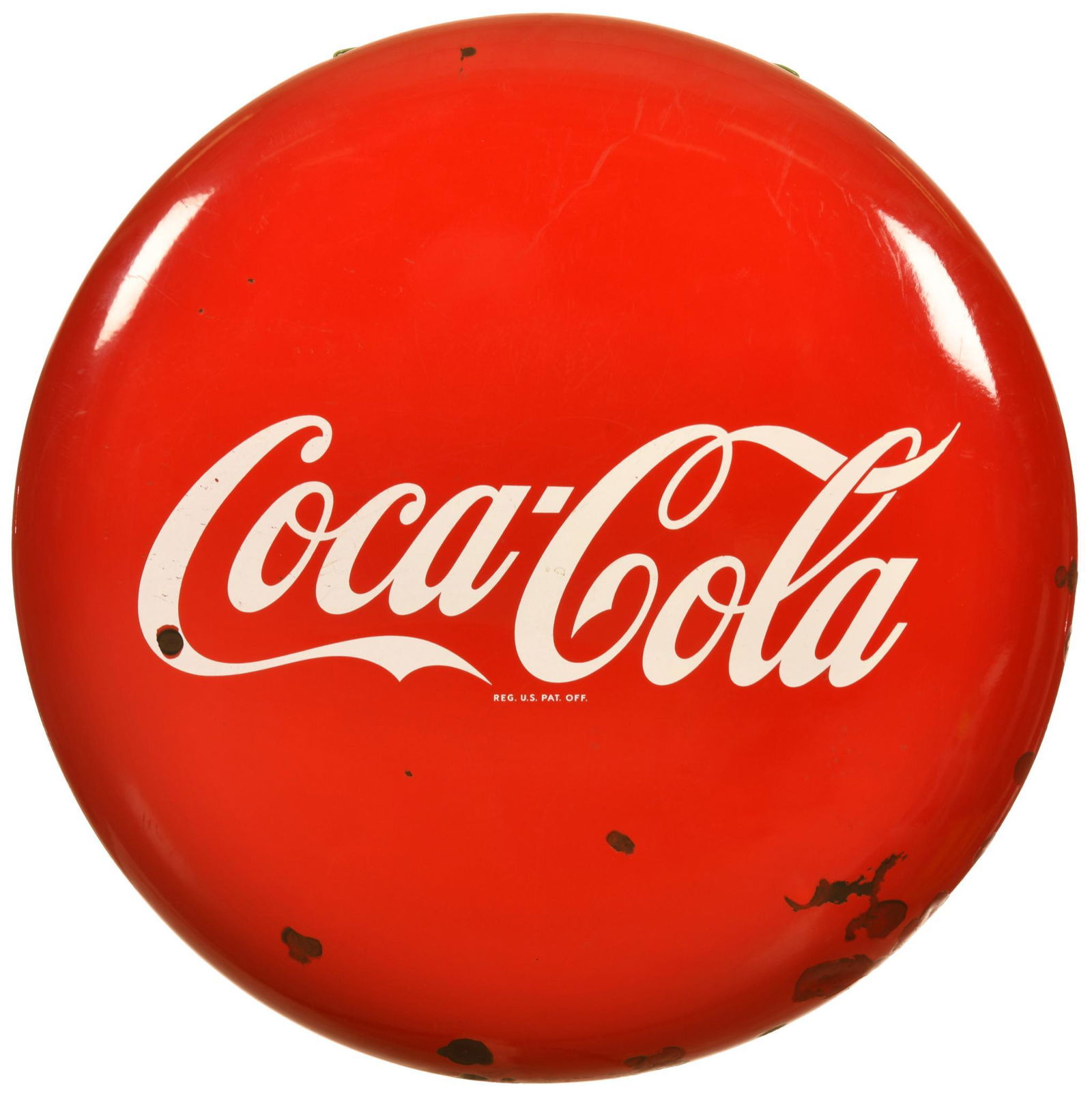 Coca Cola Button Sign (1 of 2)