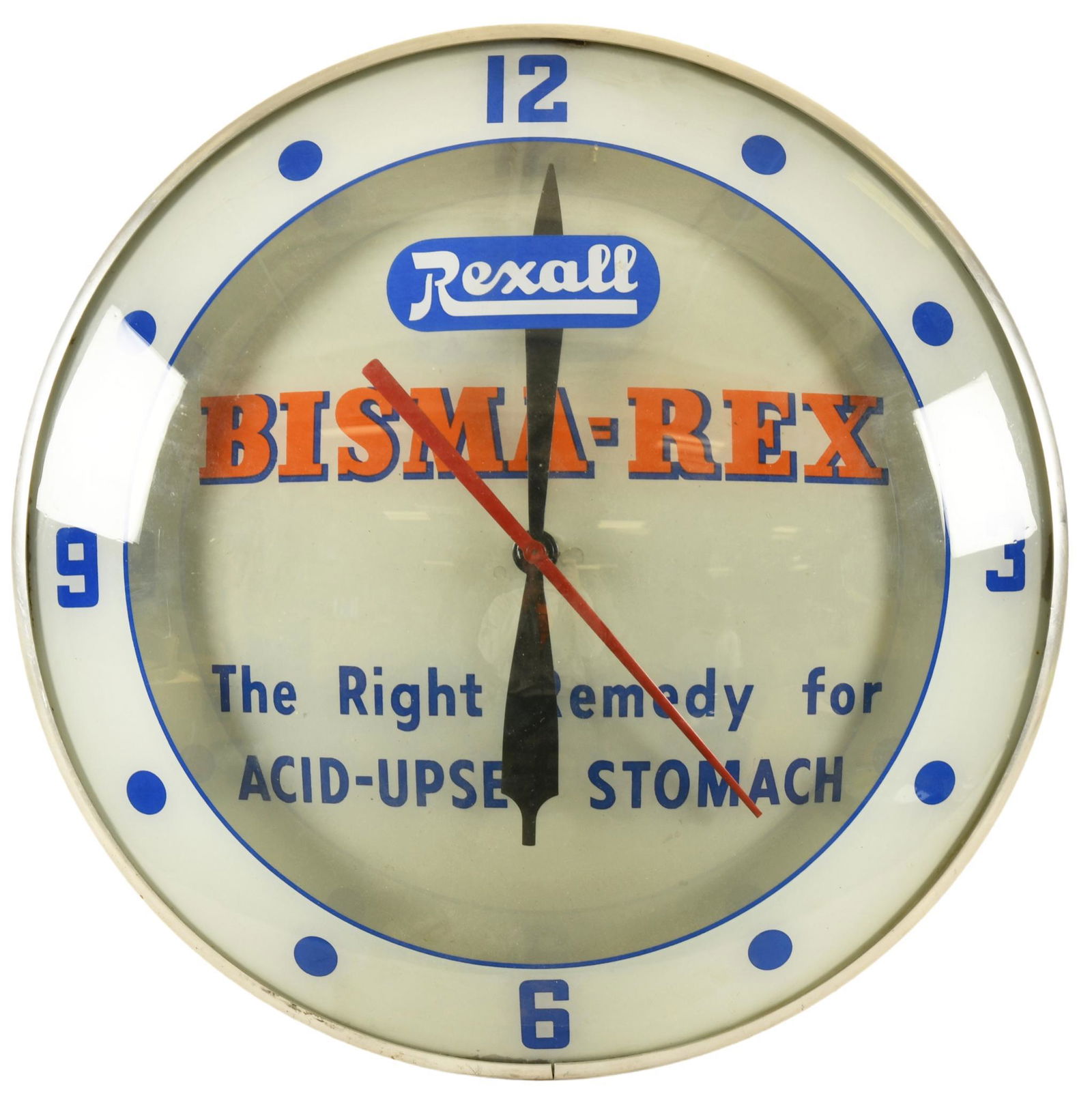Bisma-Rex Rexall Double Bubble Clock (1 of 2)