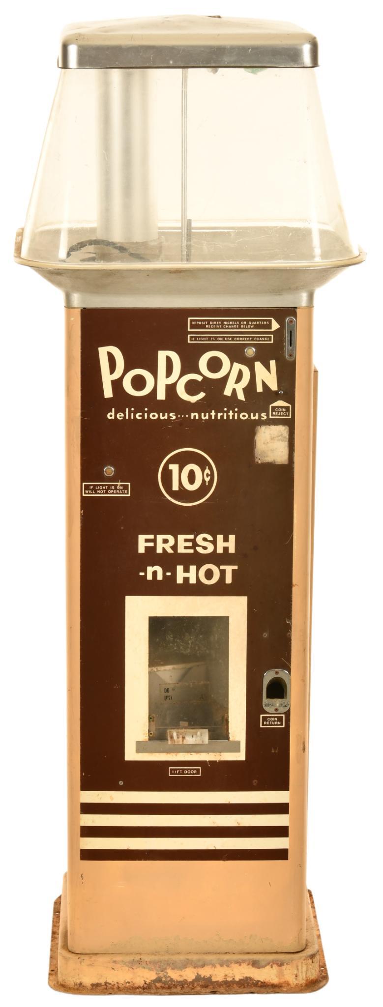 Fresh and Hot Coin-Op Popcorn Machine (1 of 3)
