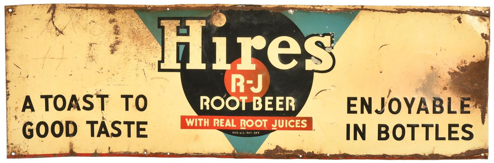 Hires Root Beer Horizontal Sign (1 of 2)