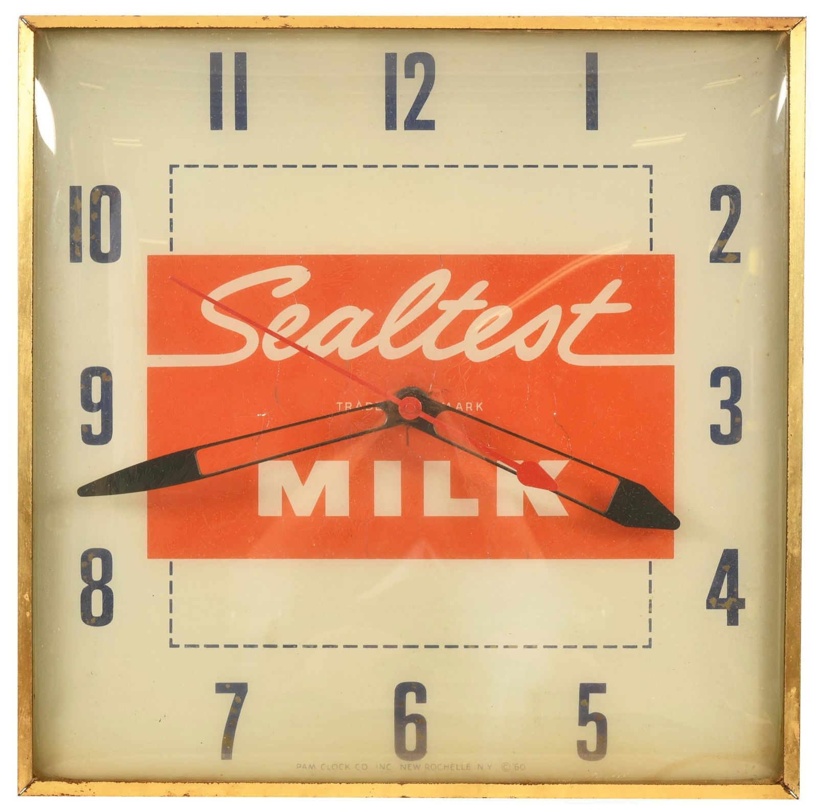 Sealtest Milk Lighted Pam Clock (1 of 3)