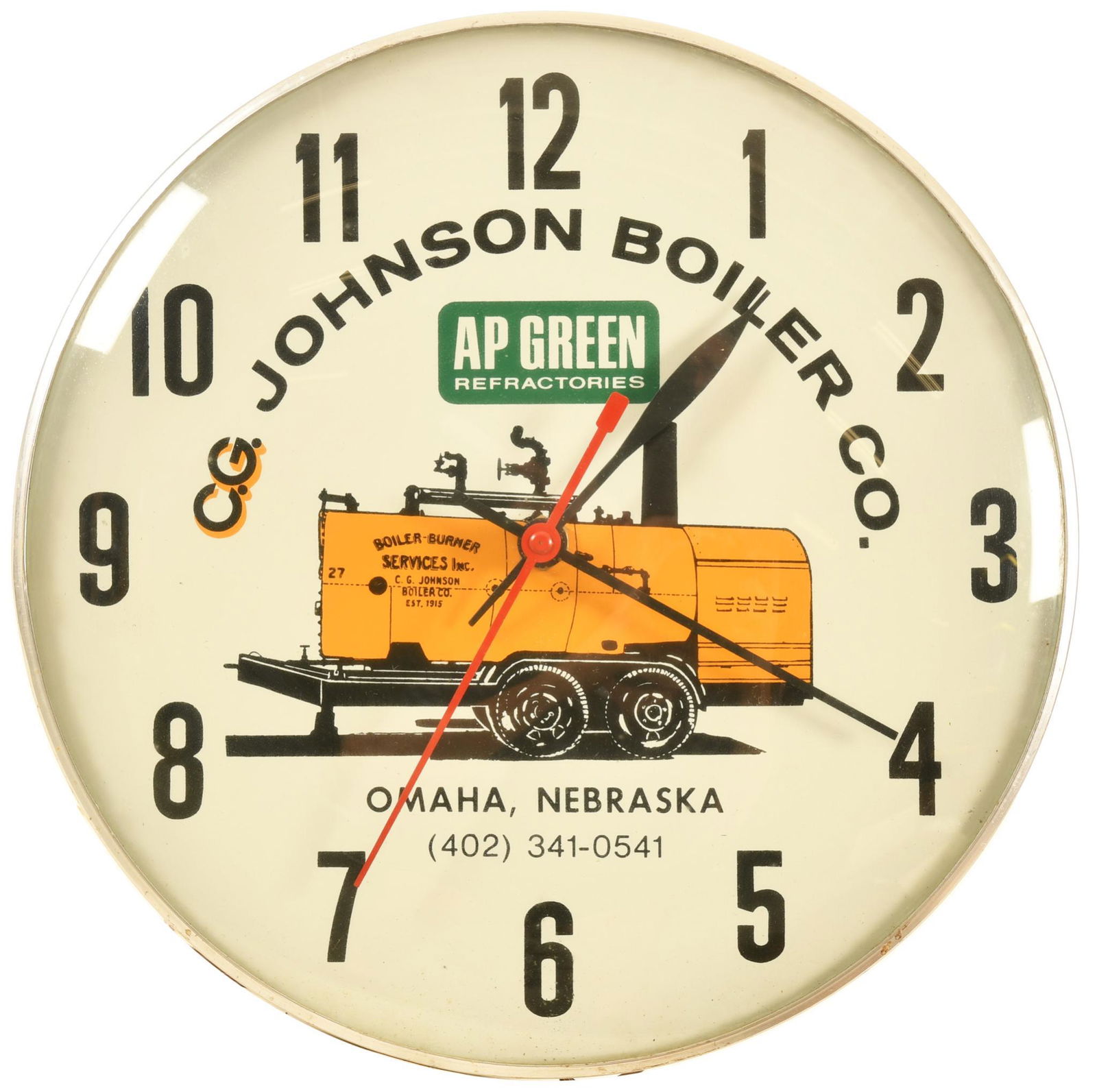 Johnson Boiler Co. Clock (1 of 2)