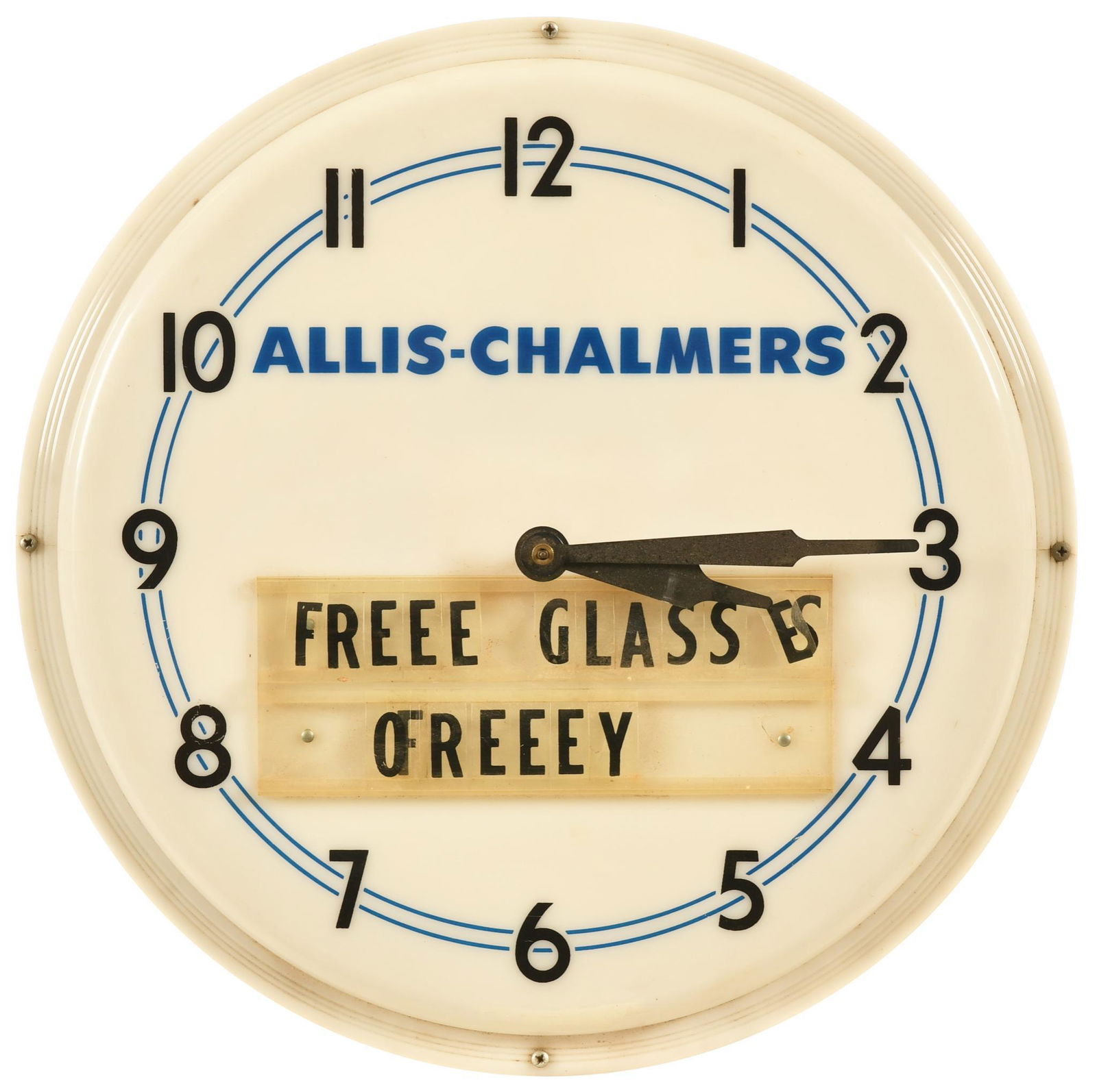NPI Allis Chalmers Lighted Clock (1 of 3)