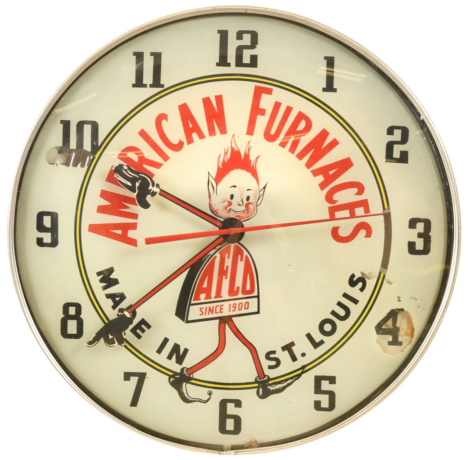 Lackner American Furnaces Lighted Clock (1 of 3)