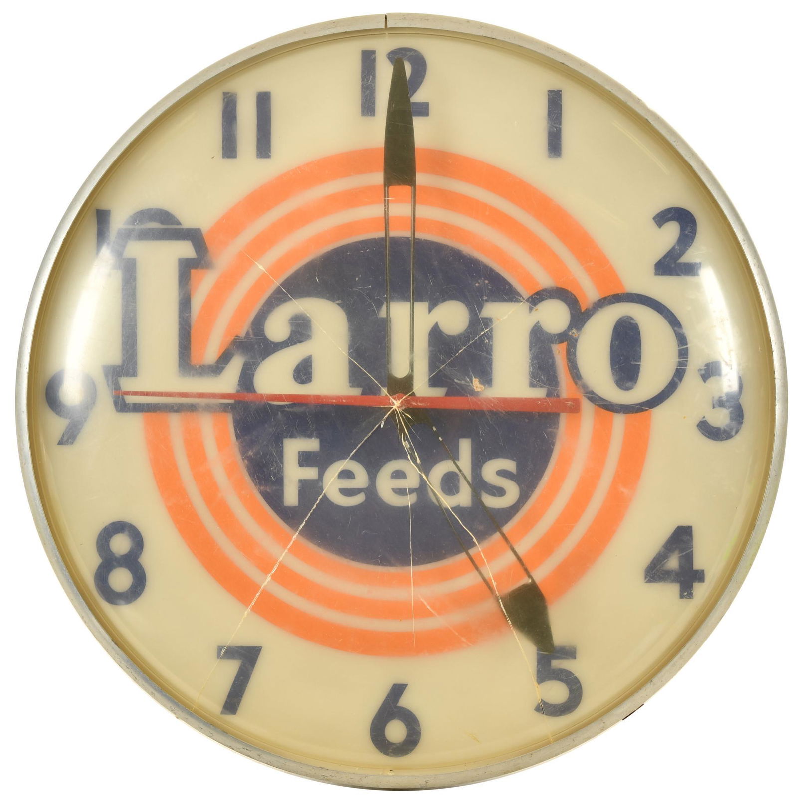 Larro Feeds Lighted Clock (1 of 3)