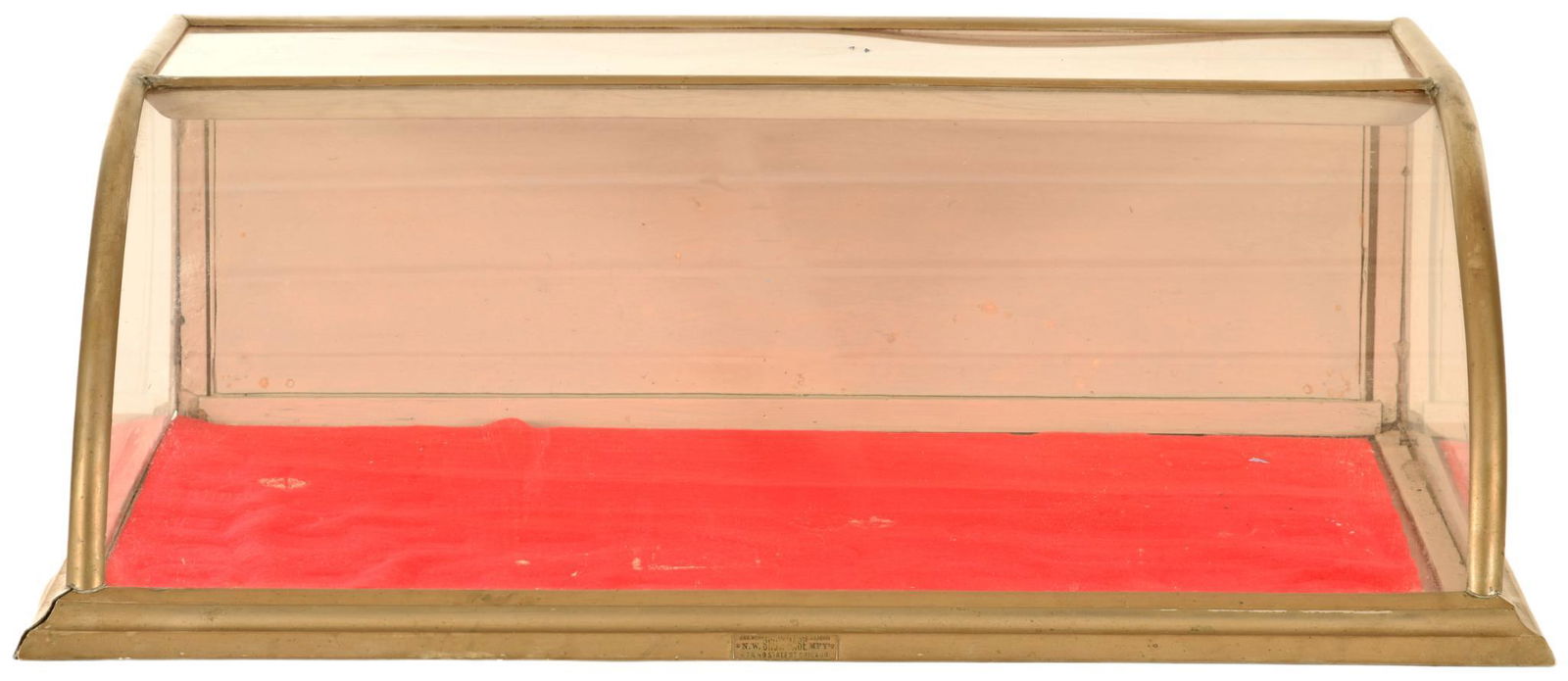 Nickel Curved Glass Display Case (1 of 3)