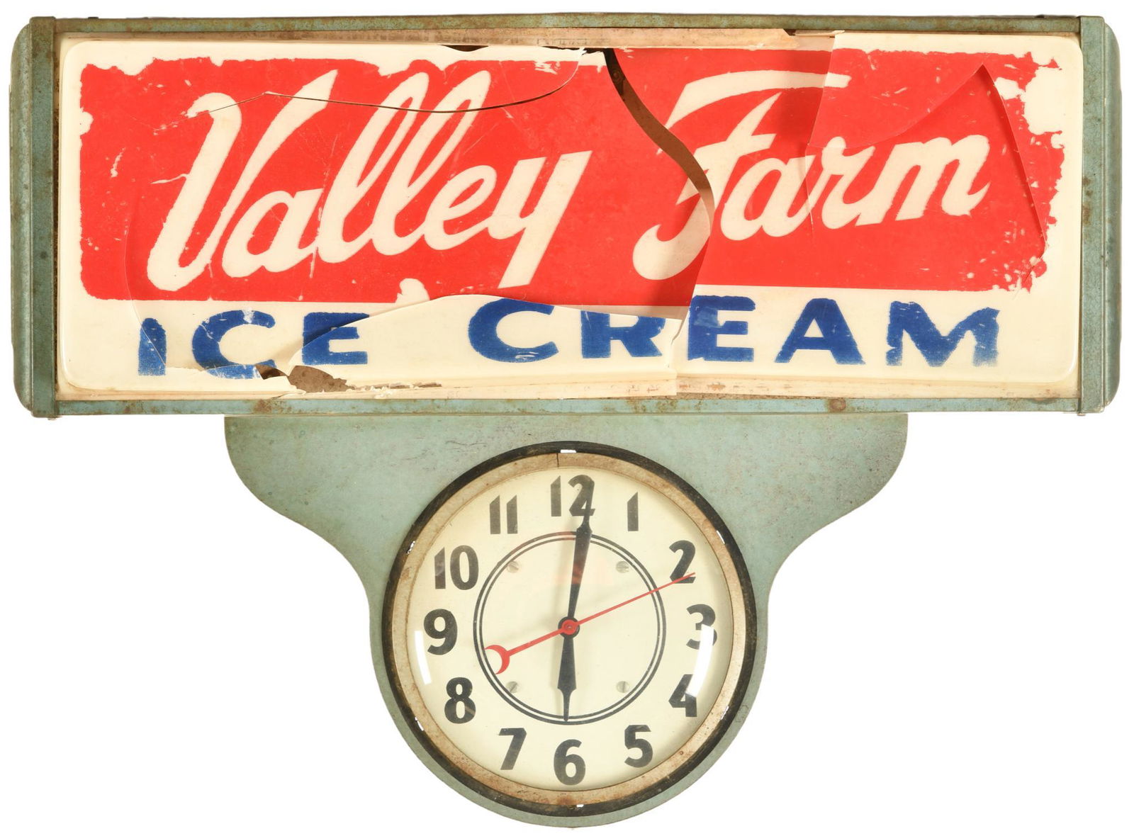 Valley Farm Ice Cream Lighted Clock (1 of 4)