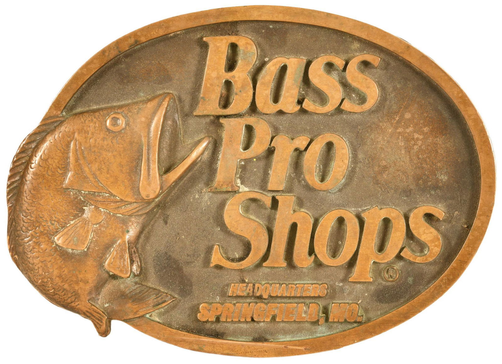 Bass Pro Shops Brass Sign (1 of 2)