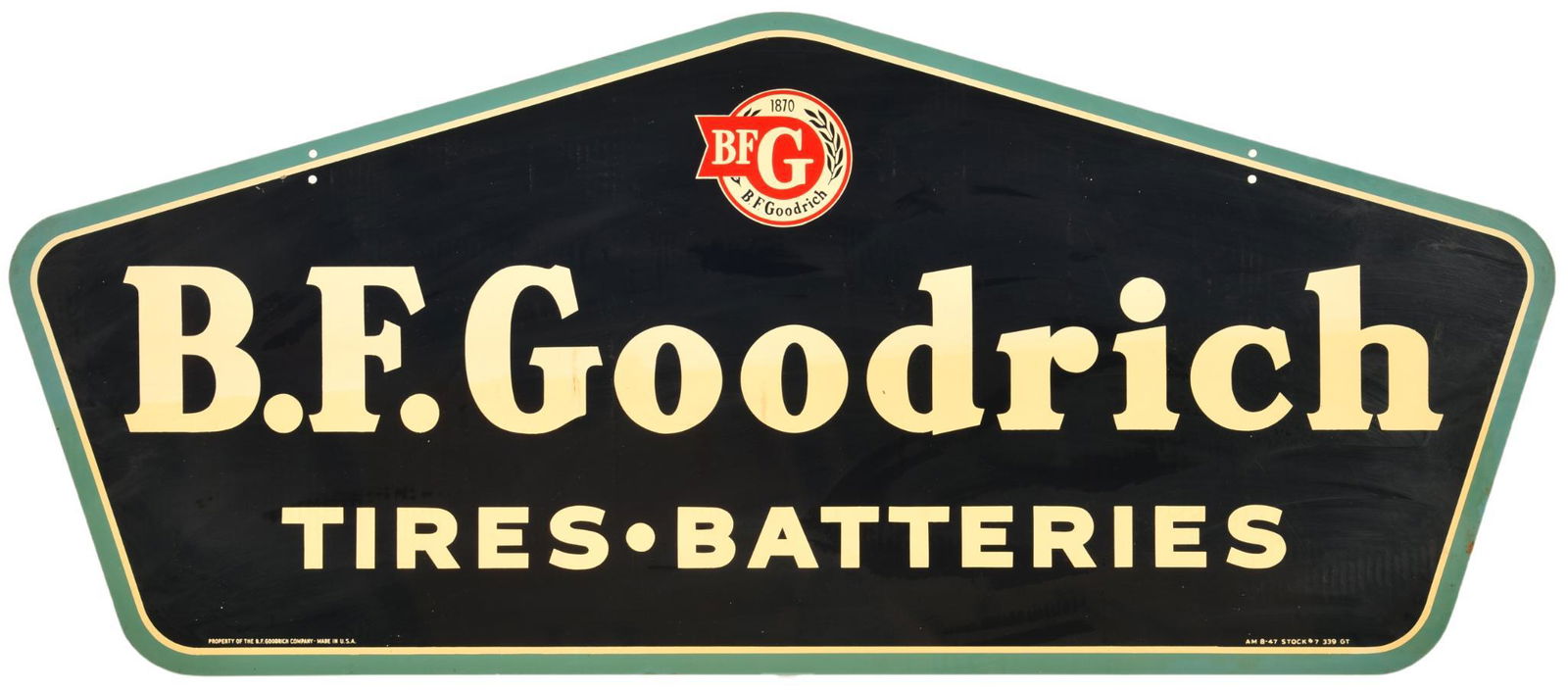 B.F. Goodrich Tires Batteries Sign (1 of 2)