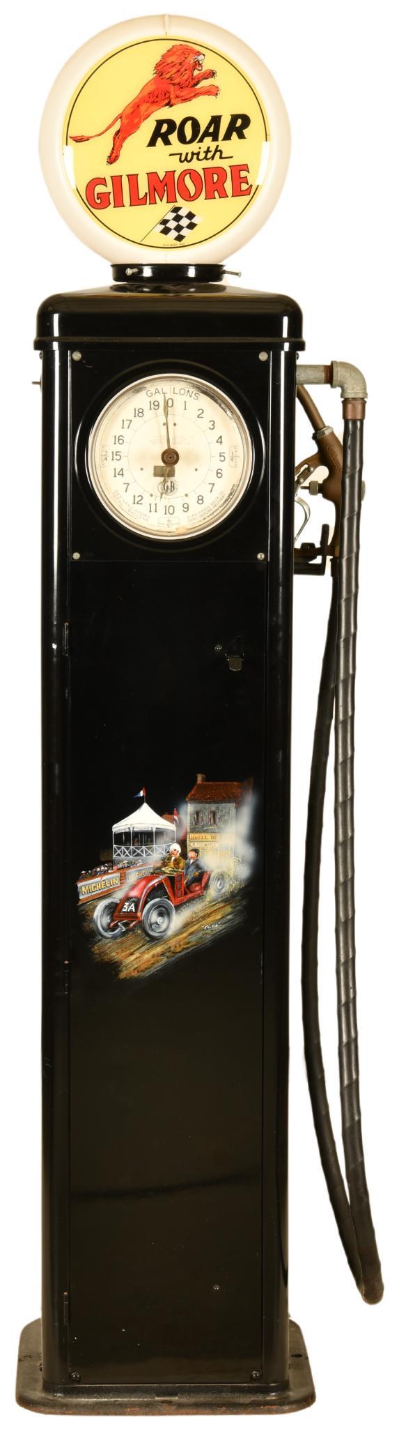 Restored G&B 106 Clockface Gas Pump (1 of 5)