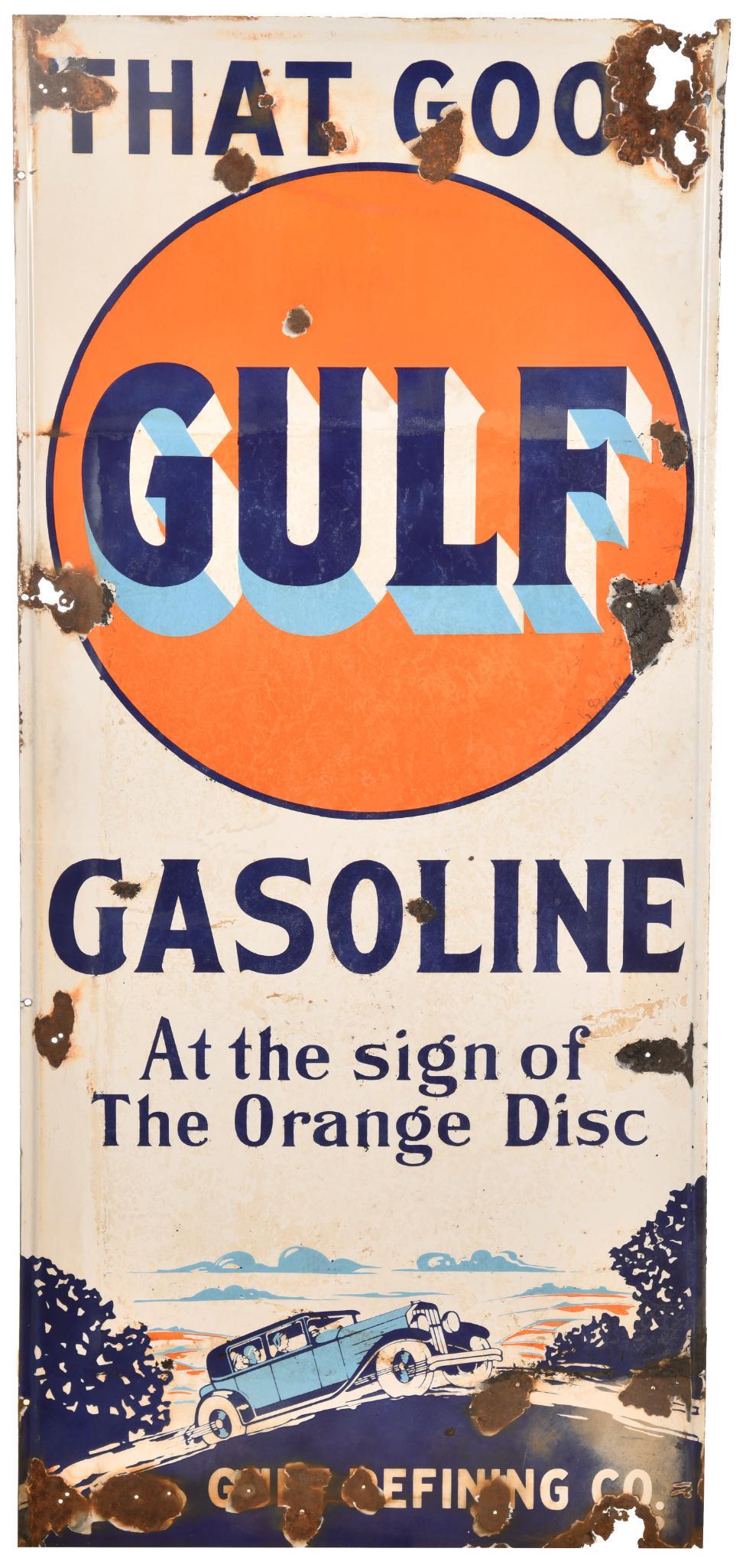 That Good Gulf Gasoline Lighthouse Sign (1 of 2)