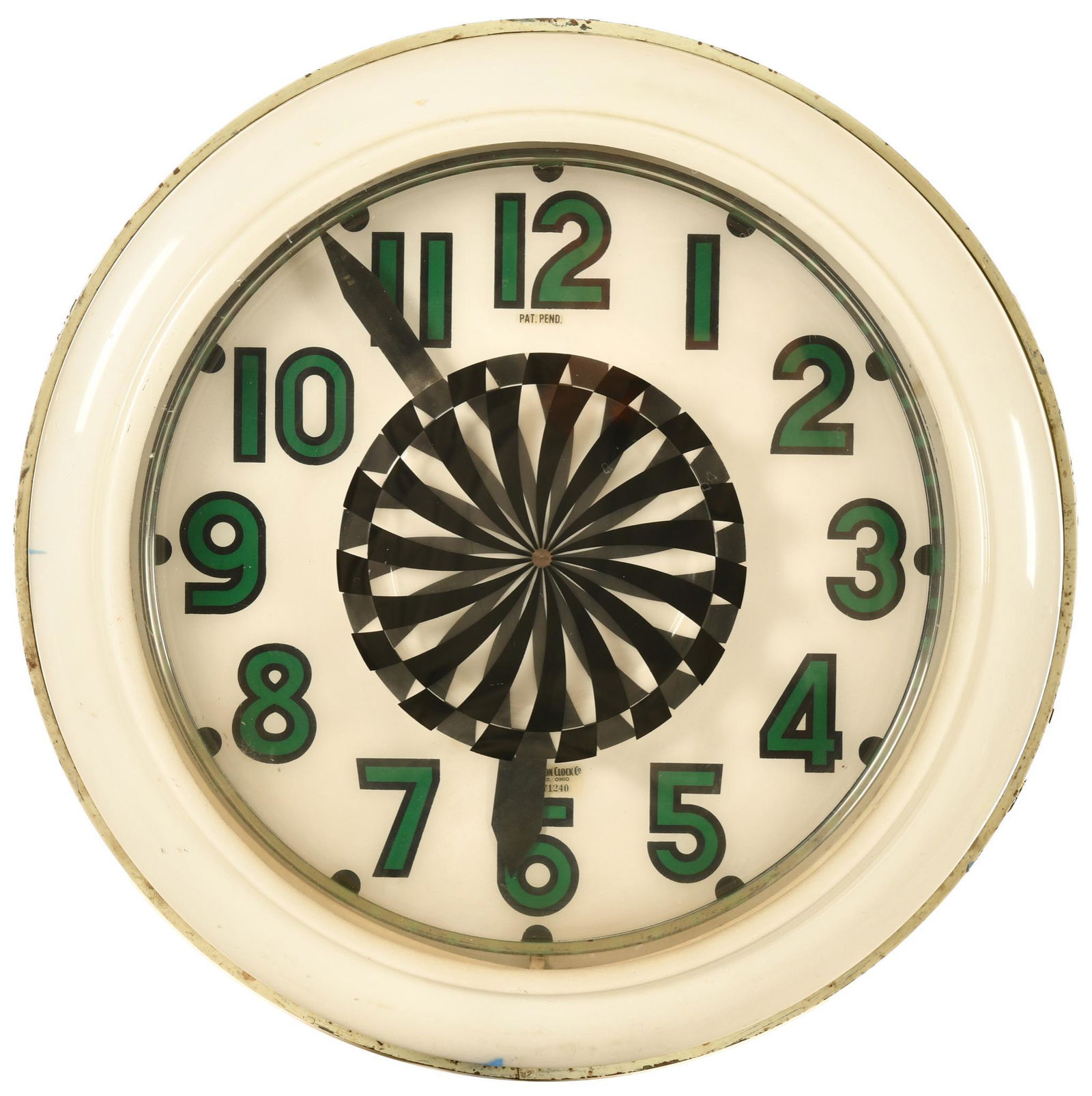 Neon Cleveland Spinner Clock (1 of 3)