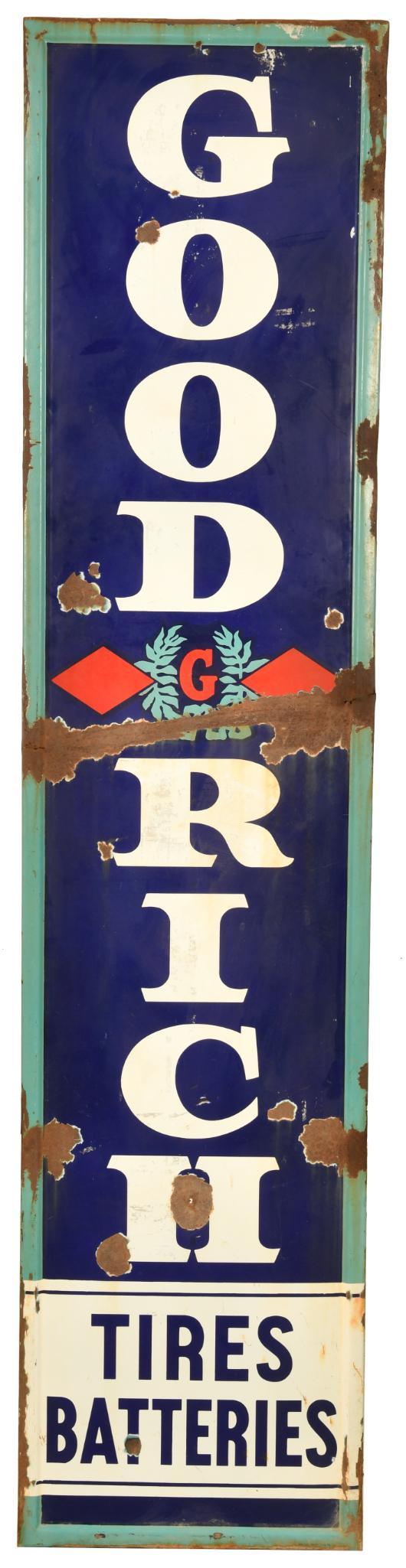 Goodrich Tires Batteries Vertical Sign (1 of 2)