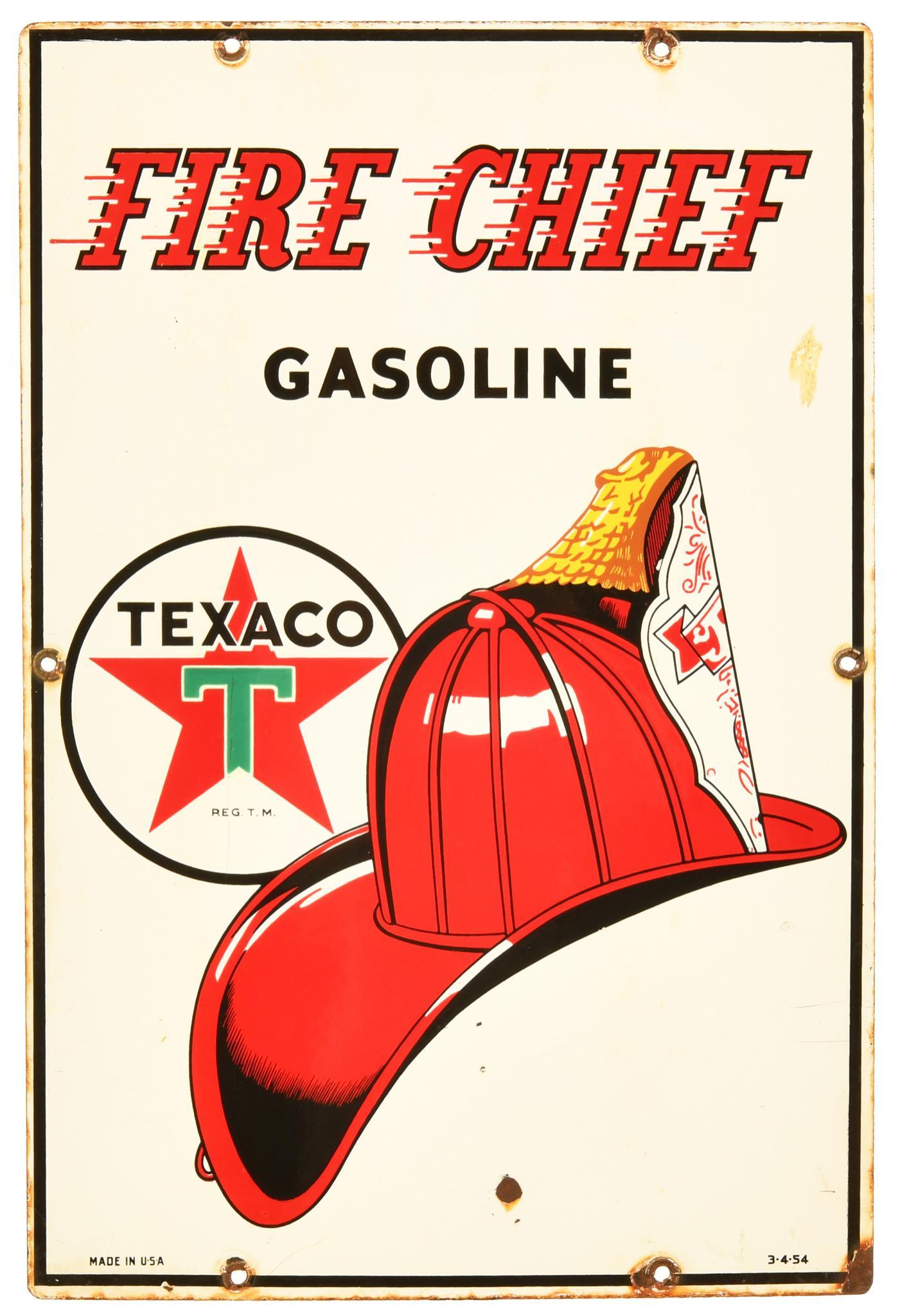Texaco Fire Chief Pump Plate (1 of 2)