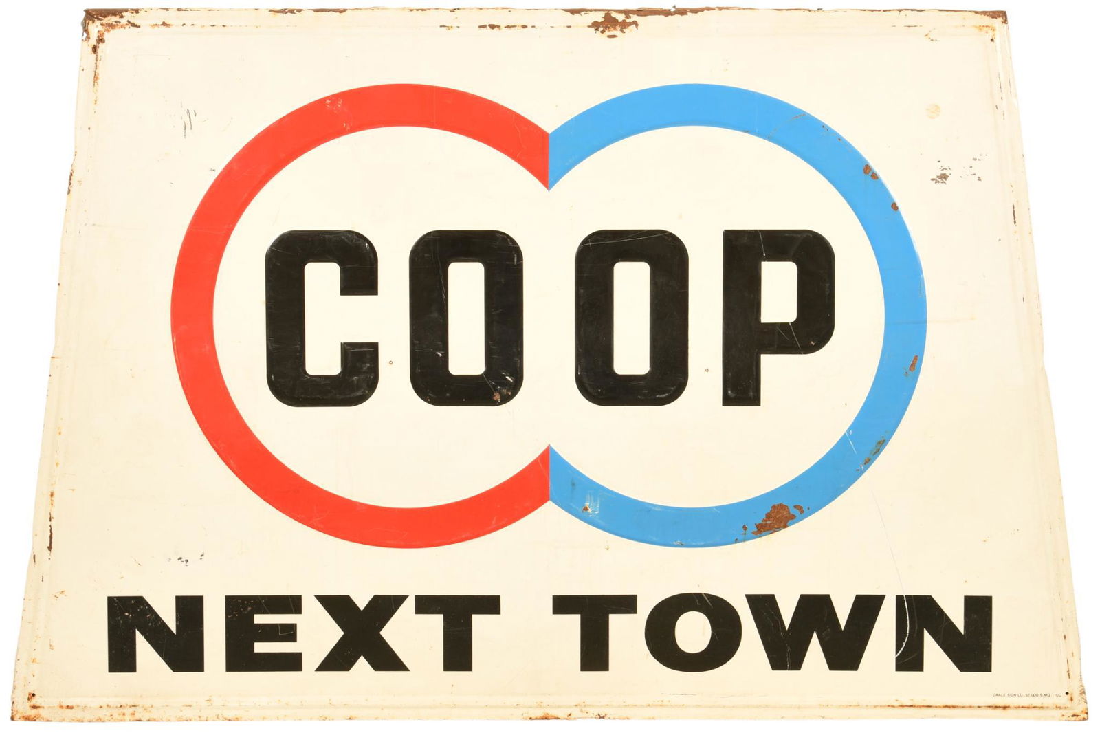 Co Op Next Town Sign (1 of 2)