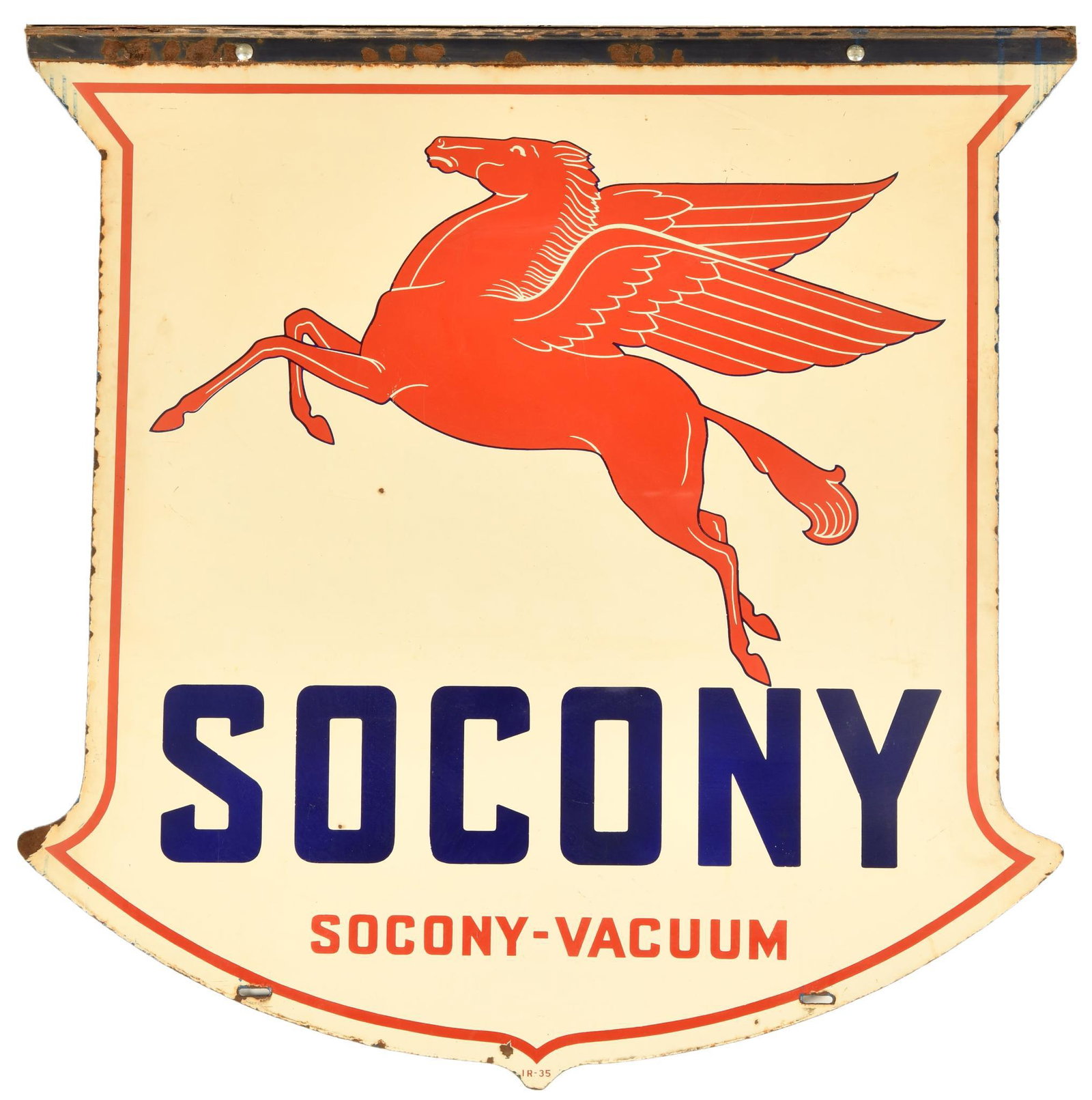 Mobil Socony Shield Sign (1 of 2)