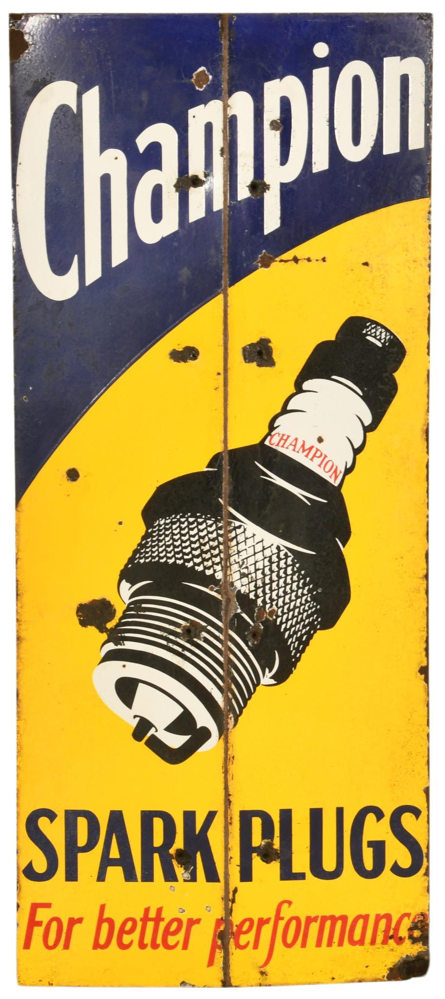 Champion Spark Plugs Lighthouse Sign (1 of 2)