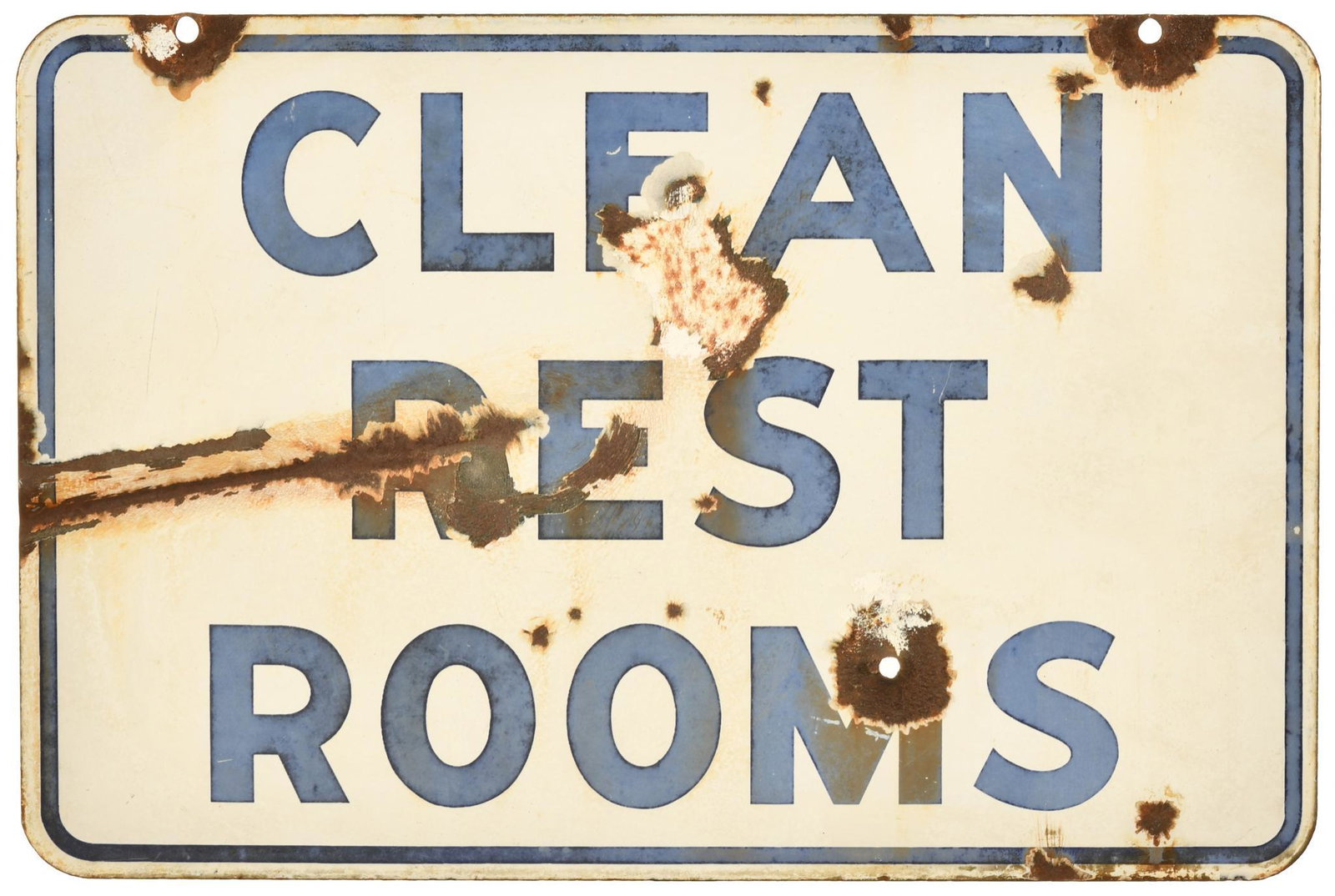 Clean Restrooms Sign (1 of 2)