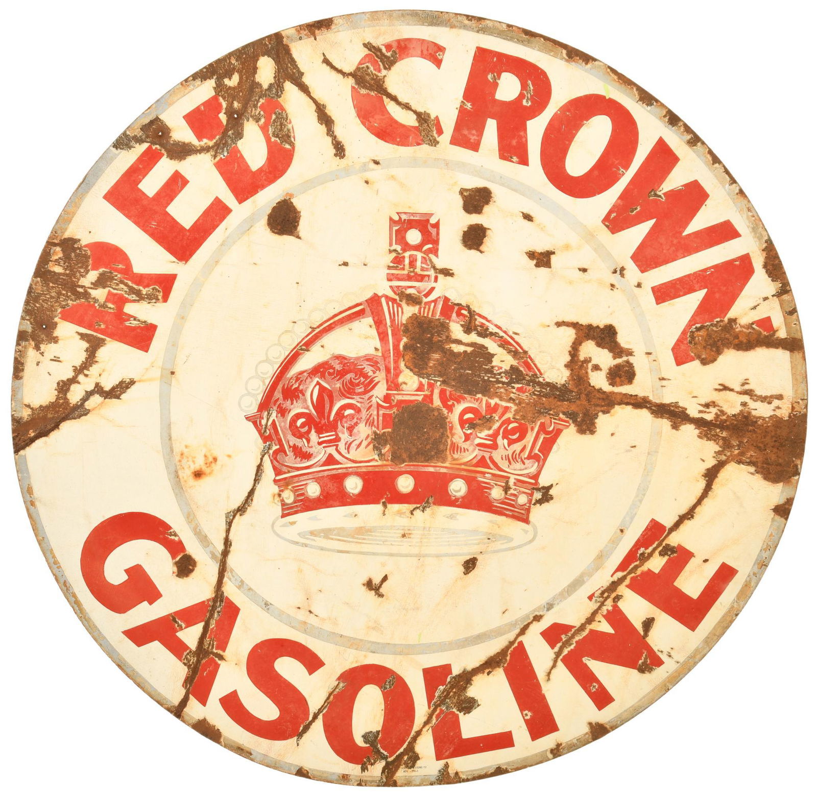Red Crown Gasoline Sign (1 of 2)