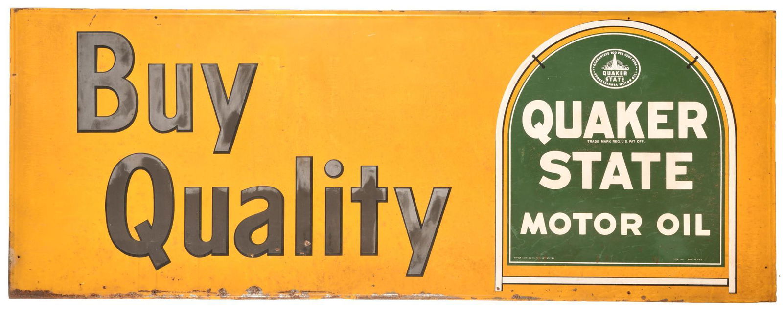 Quaker State Buy Quality Sign (1 of 2)
