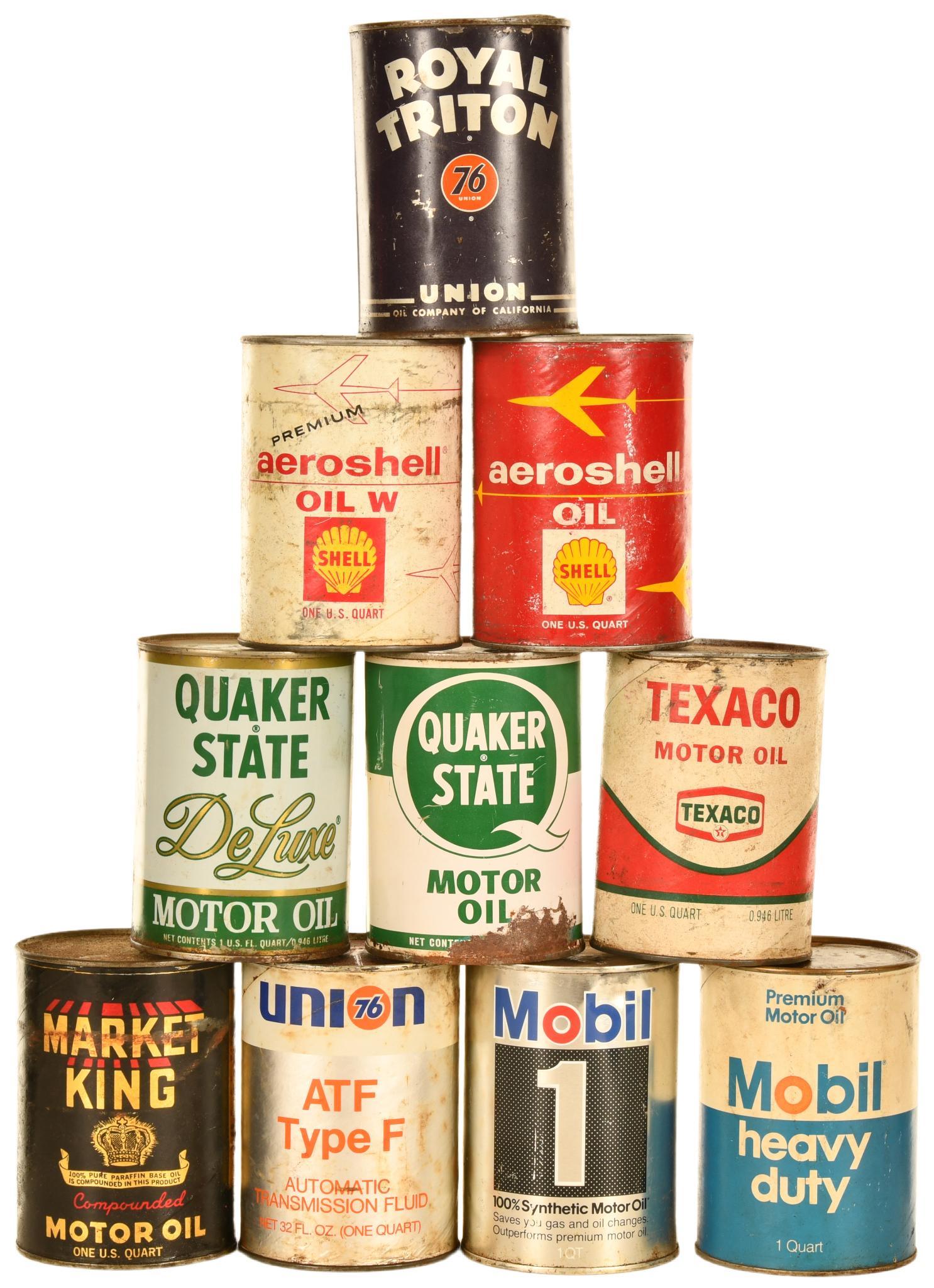 Lot Of 10 1-Quart Cans (1 of 2)
