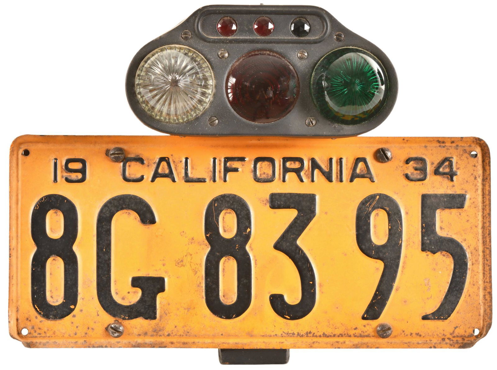 License Plate Bracket With Stop and Turn Light (1 of 2)