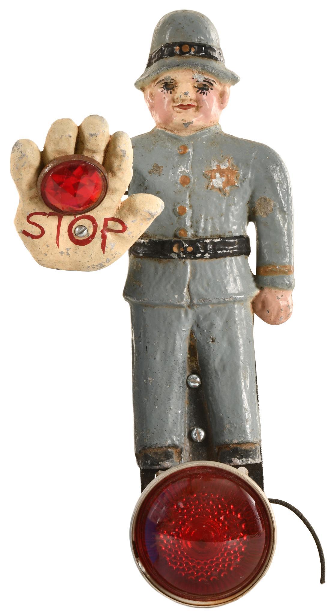 Early Brake Light With Policeman and Stop Hand (1 of 2)
