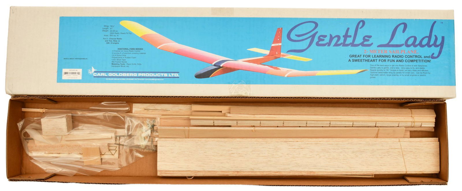 Gentle Lady 2 Meter R/C Sailplane Kit (1 of 1)
