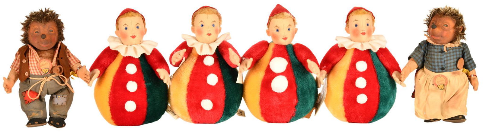 Authentic Steiff Roly Poly Replica Clown [0116/28 ]