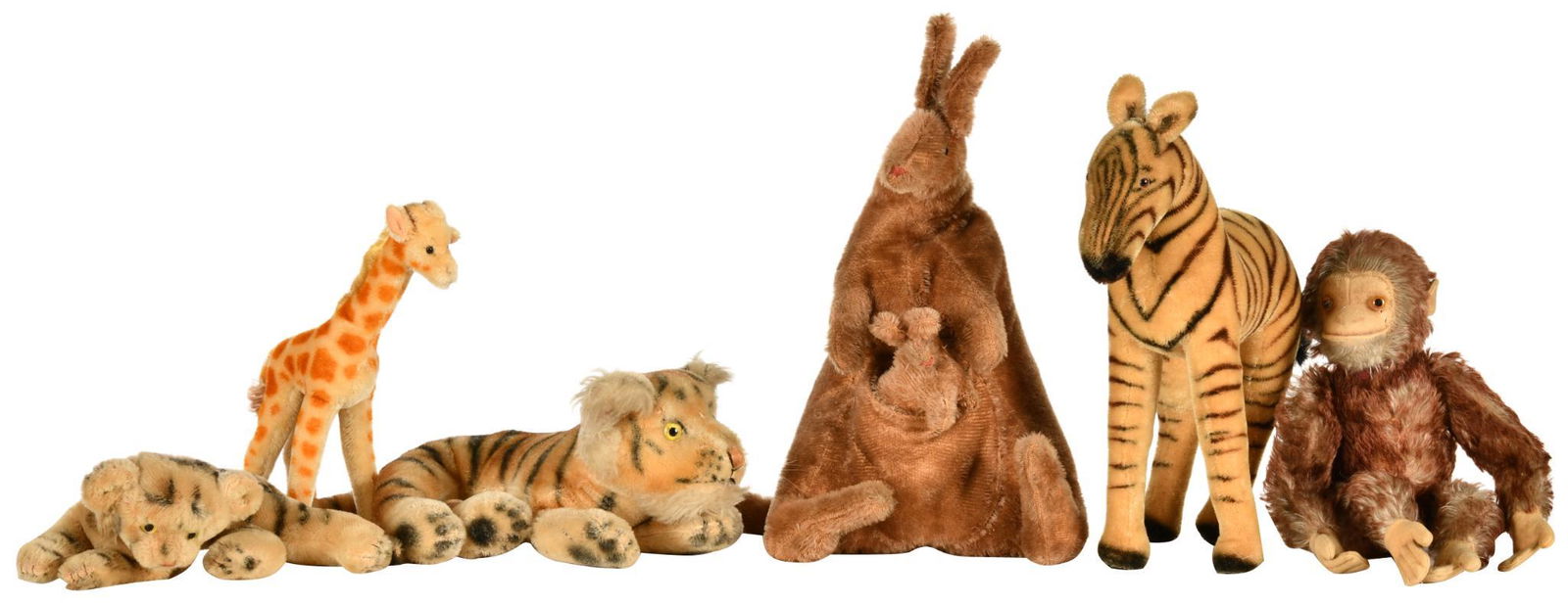 Lot of 6 Early Stuffed Animals (1 of 1)