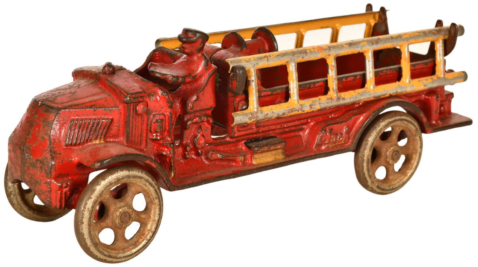 Arcade Cast Iron Mack Fire Truck (1 of 3)