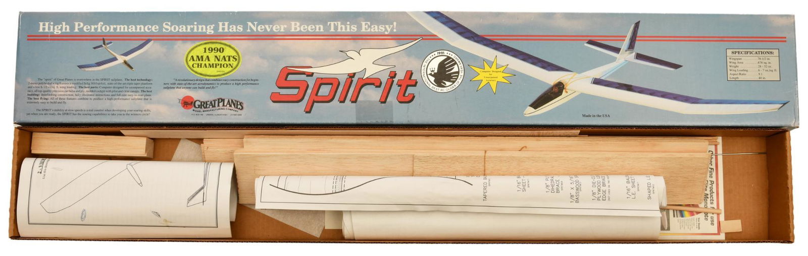 Spirit R/C Sailplane Kit (1 of 1)