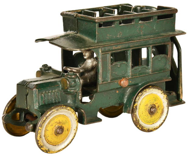 Cast Iron Double Decker Bus