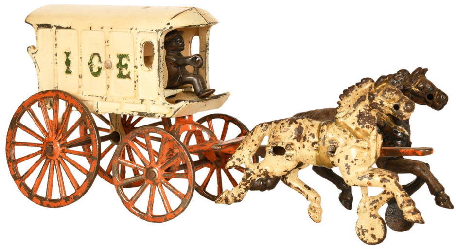 Horse Drawn Ice Wagon (0373) on Oct 21, 2022 Route 32 Auctions in IN