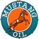 Mustang Oils Identification Sign