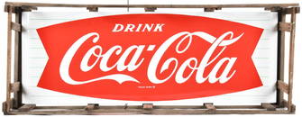 Drink Coca-Cola Sled Sign