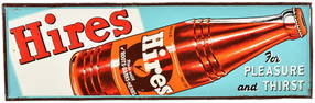 Hires Root Beer Horizontal Sign