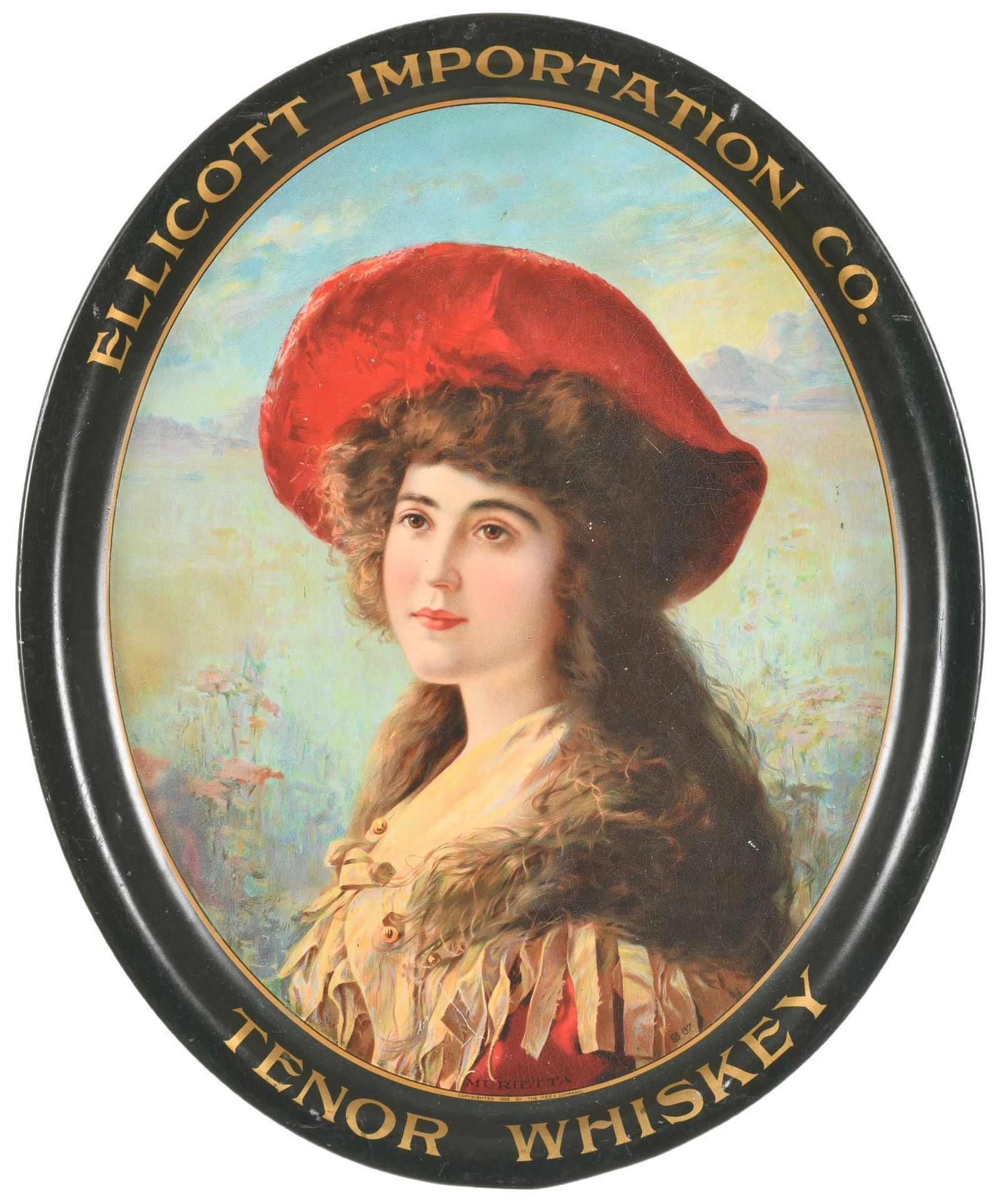 Tenor Whiskey Ellicott Importation Co. Tray (1 of 2)