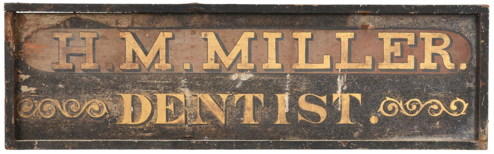 H.M. Miller Dentist Smaltz Sign (1 of 2)