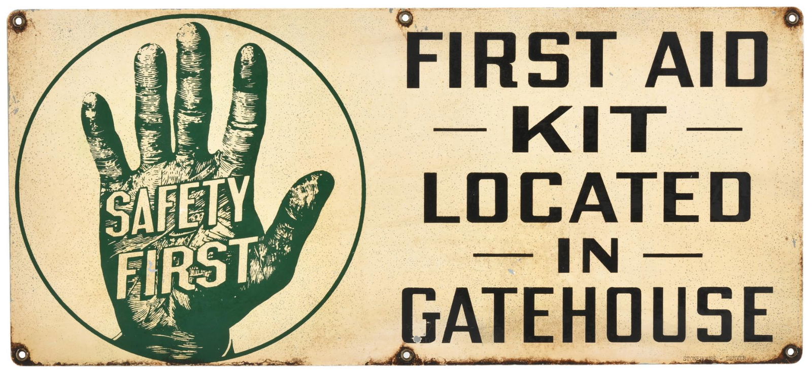 Safety First With Hand Sign (1 of 2)